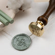 Siegelstempel personalisiert mit Initialen und 
