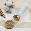 Exclusiver Siegelstempel zur Hochzeit mit Initialen im Design Hanna - Siegelstempel personalisiert