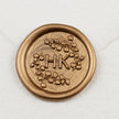 Wachssiegel Design Matteo mit Initialen - Siegelstempel personalisiert