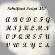 Wachssiegel Design Zierranke mit Initialen selbstklebend - Siegelstempel personalisiert