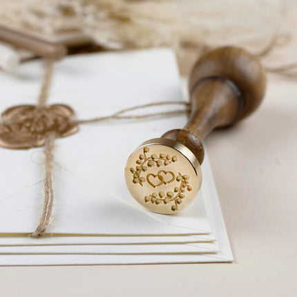 Siegelstempel Symbol Eukalyptusliebe - Siegelstempel personalisiert