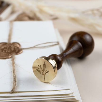 Siegelstempel Design Flora - Siegelstempel personalisiert
