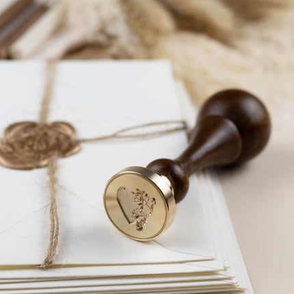 Siegelstempel Symbol Herz Love Letter - Siegelstempel personalisiert