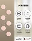 gravurART Siegelwachs Tabs - flexibel - zum Schmelzen im Schmelzlöffel - Farbe Champagner - Siegelstempel personalisiert