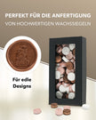 gravurART Siegelwachs Tabs - flexibel - zum Schmelzen im Schmelzlöffel - Mix 2  Farbmix aus Champagner, Kupfer und Weiß - Siegelstempel personalisiert