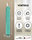Premium Siegelwachs mit Docht, 3er Pack in Jade-perl. - Siegelstempel personalisiert