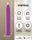 Premium Siegelwachs mit Docht, 3er Pack in Magenta - Siegelstempel personalisiert