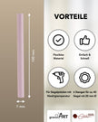 Siegelwachs für Wachspistole in Lavender, 7mm Durchmesser, 6er Pack - Siegelstempel personalisiert