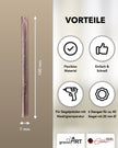 Siegelwachs für Wachspistole in Savanne-Roségold - 7mm Durchmesser, 6er Pack - Siegelstempel personalisiert