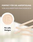 Siegelwachs für Wachspistole in Blush, 7mm Durchmesser, 6er Pack - Siegelstempel personalisiert